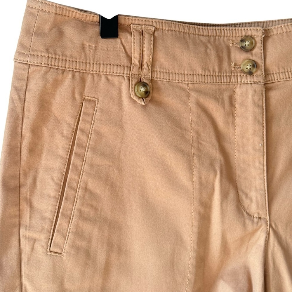 Talbots Tan Bermuda Shorts Classic Tailored Style - Picture 2 of 9